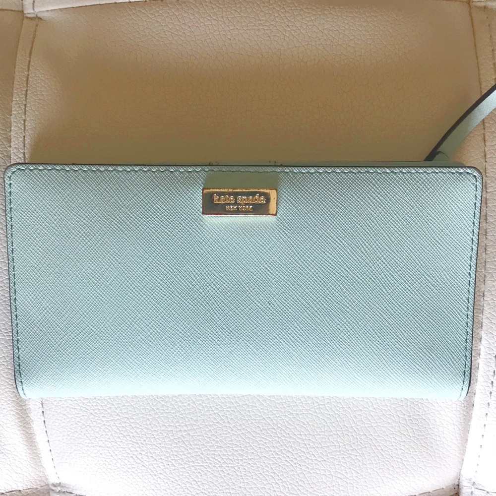 Mint Blue Kate Spade wallet